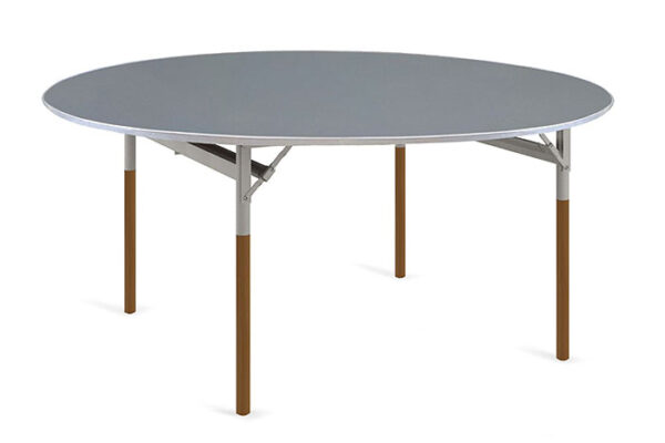 Nexus Flock Top Folding Tables - Round